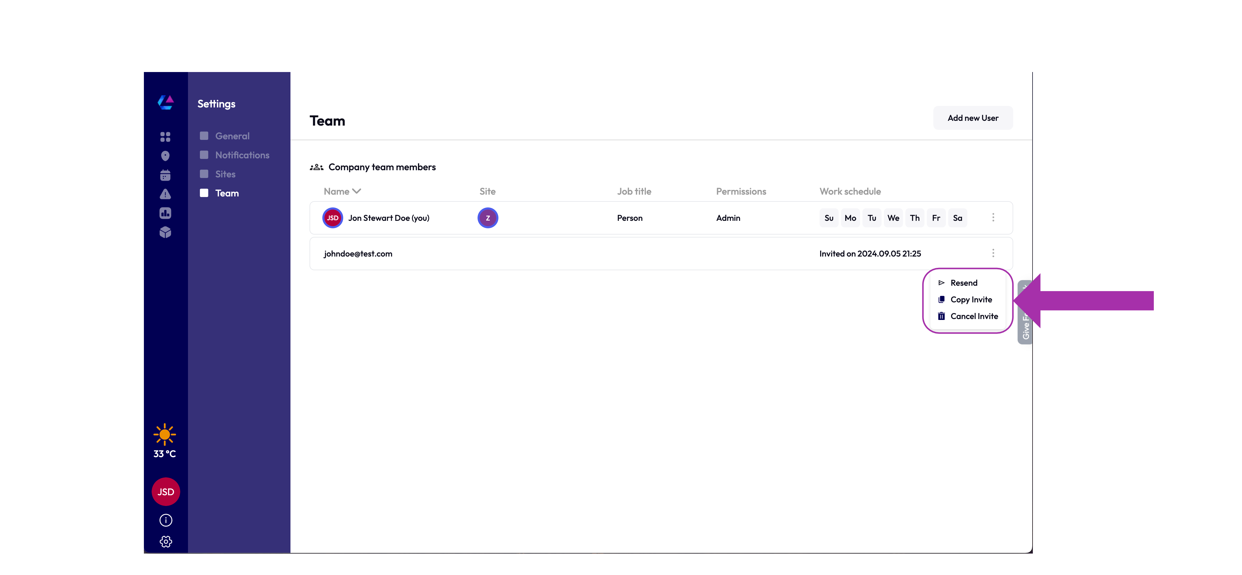 Troubleshooting adding new team members